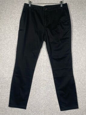 BYLT Premium Basics Stretch Chino Pants Mens 34 Black Casual Workwear